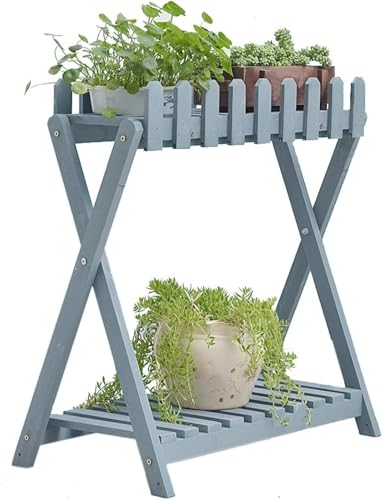 Support à plantes pour balcon et jardin étagère à fleurs extérieure en métal noir design