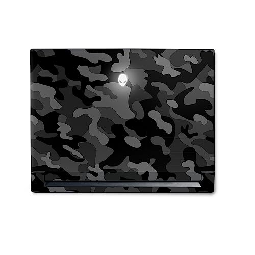 Image of MightySkins Skin Compatible with Alienware M18 R1 (2023) Full Wrap Kit - Black Camo | Protective, Durable, and Unique Vinyl Decal wrap Cover | Easy to Apply & Change Styles | Made in The USA