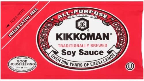 Kikkoman Preservative-Free Soy Sauce Packets - 6ml (200 Case Pack)