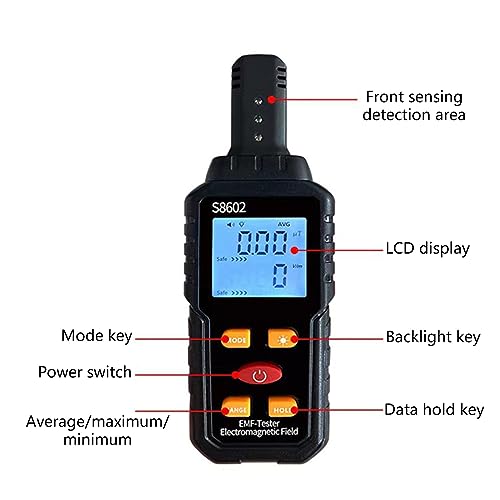 Detector portátil de radiación nuclear con pantalla LCD miniatura 5