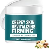 Skin Tightening Cream for Face and Body, Crepey Skin Repair Treatment, Crepey Skin Repair Cream for Crepey Skin Wrinkle Smoothing, Deep Moisturize with Hyaluronic Acid & Shea Butter, Daily Skin Care