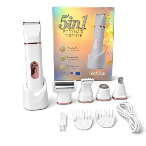 Bıçak, Kadın Tıraş Makinesi Series 5+1 Seti – Hassas Bölge, Yüz & Genital Bölge, IPX7 Su Geçirmez, Seramik Şarj Standlı