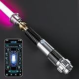 YDDSABER ライトセーバー メタルヒルト フォースFX ライトセーバー 34サウンドフォント｜無制限カラー変更16色 充電式ライトアップソード (X-Pixel)
