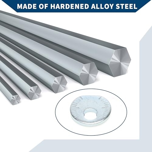 Hihaha Keilriemenspannschraube Nr. 4819830090 für Lexus IS300 2001-2005 für TOYOTA CROWN 1995-2001 für TOYOTA VEROSSA 2001 Dichtung Metall 1 Stück Silberton