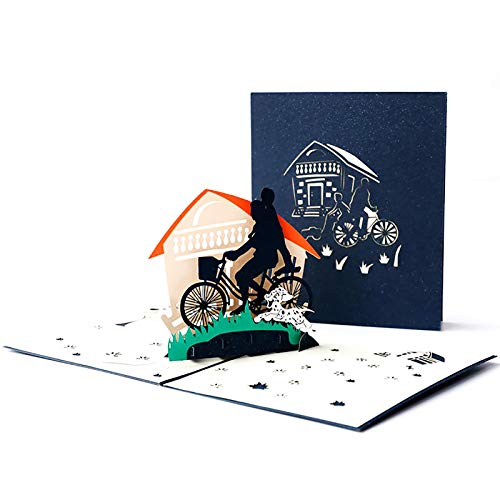 Pop Up Card - 3D Card, Happy Father's Day Card, 3D Fathers Day Card, Dad Pop Up Card, Card for Husband, Card for Dad (5Wx6L)