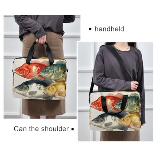 Bolso vintage para portátil 13-16 pulgadas con multi-bolsillos miniatura 2