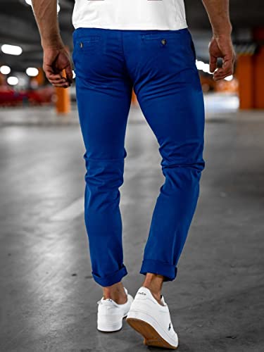 BOLF Uomo Pantaloni Chinos in Tessuto Eleganti