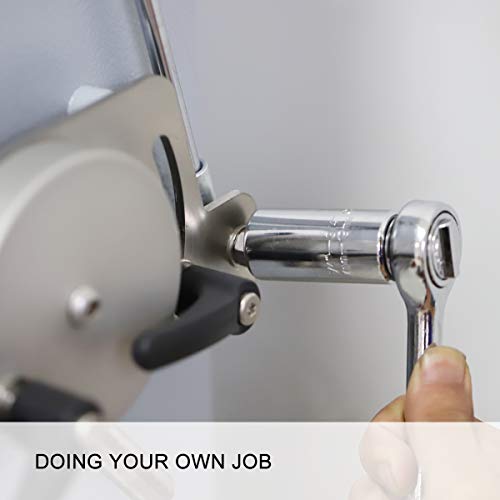 Comoware Universal Socket Wrench Tool For Men Women, Super Socket 1/4" - 3/4" (7Mm-19Mm) With Power Drill Socket Adapter And Ratchet Wrench, Gifts For Him, Diy Handyman Husband, Boyfriend #TOP5