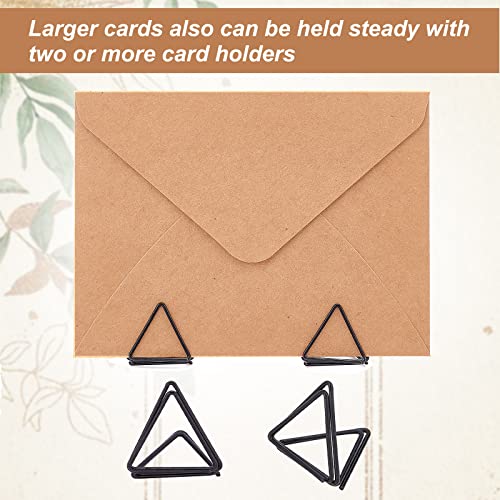 Porte-cartes de table en métal noir géométrique OLYCRAFT - 5