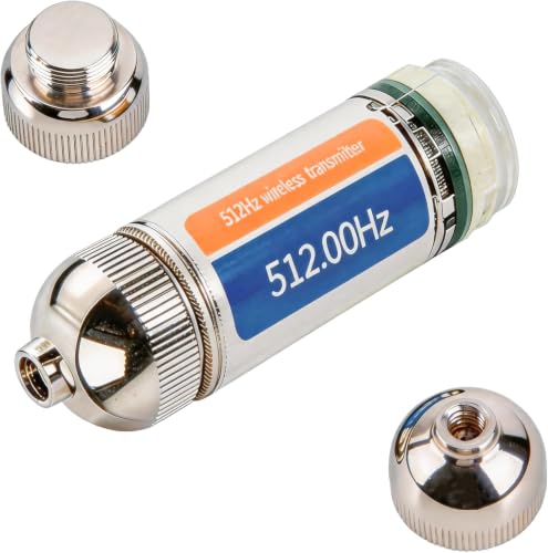 HLPIPE 512Hz Sonde Transmitter, Flushable Remote Locator for Underground Pipe & Sewer, Waterproof Endoscope Probe with 2 Connectors for Drum Machine & Sectional Cables, Pipeline Detection Tool