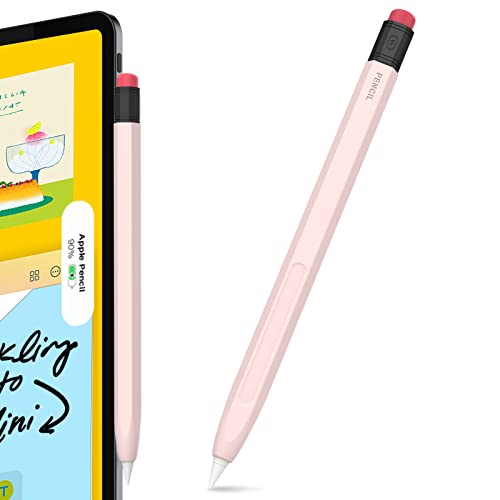 AhaStyle Apple Pencil Pro&Apple Pencil 񐢑pVRیP[X MgfUC _炩ȃVRގ Apple Pencil Pro&Apple Pencil 񐢑݂̂ɓKp CX[dΉ(sN