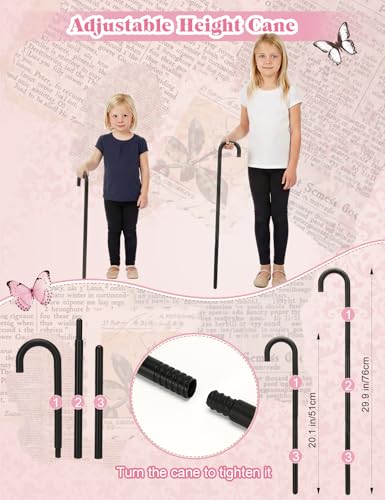 Disfraz de anciana con accesorios para niños 4-8 años miniatura 6