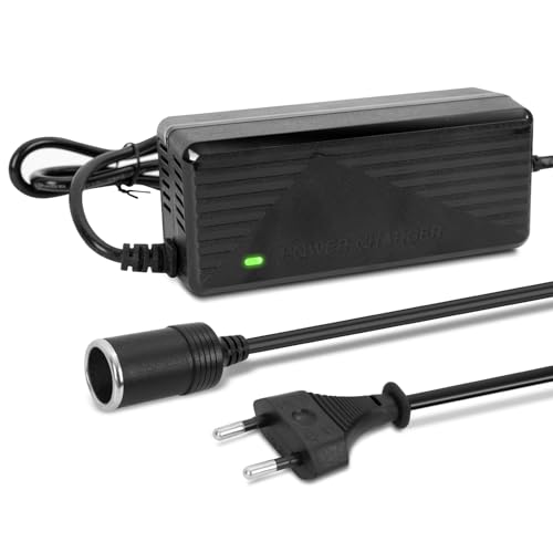 Adapter zigarettenanzünder Steckdose Spannungswandler 230V auf 12V 230V auf 12V Adapter für Kühlbox.KFZ Netzadapter.|10A mit Kühlsystem.