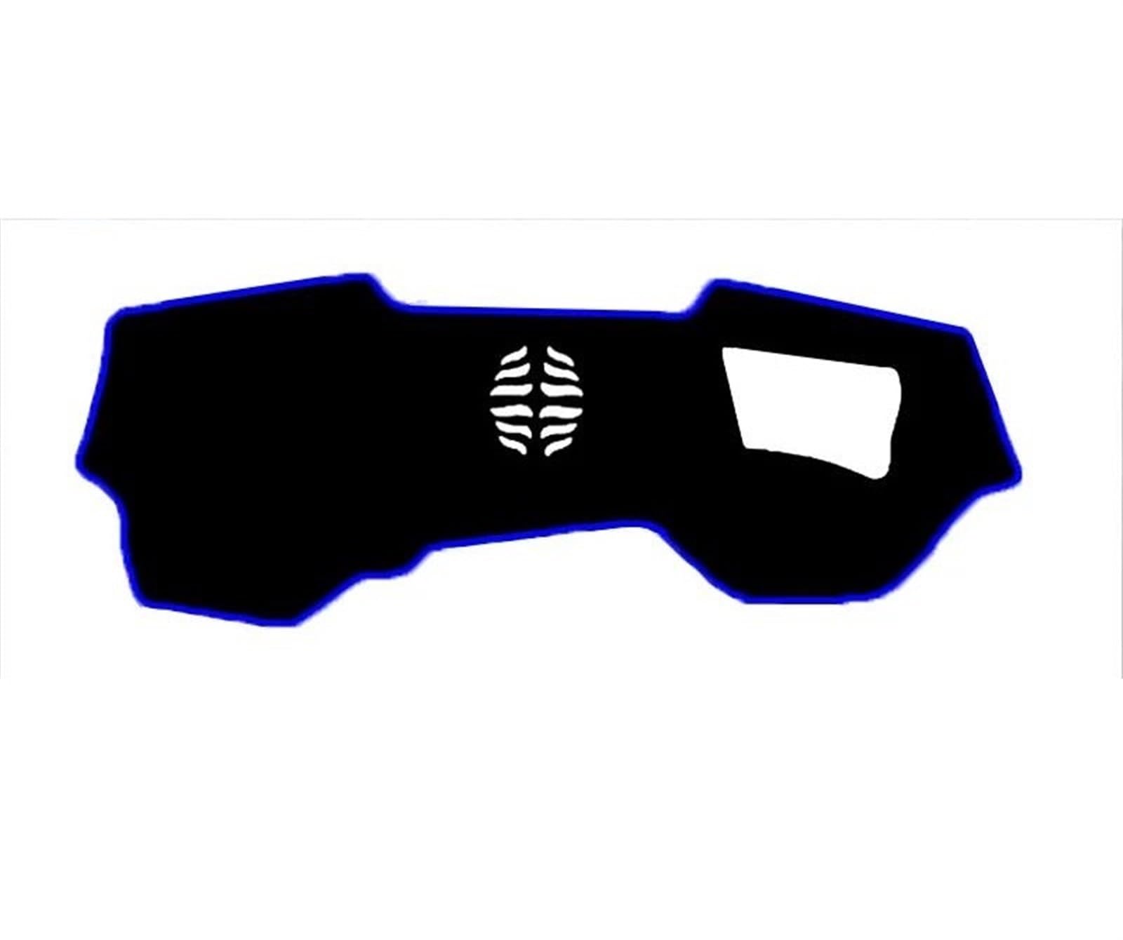 Myvpro Blue With Hud Dash Mat For Bmw X3 G01 2018 2019 2020 2021 Rhd Car Dashboard Cover Dash Mat Carpet Anti-Uv Dashmat Pad Protector Non-Slip Mat Dash Cover (Color : )