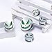 COOEAR Screw Back Gauges for Ears Piercing Halloween Pumpkin Style Fake Opal Ear Plugs and Tunnels 0g to 1 Inch.