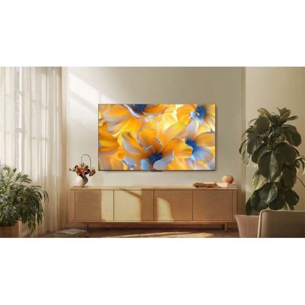 TCL C6K 50” — détail de l'écran allumé