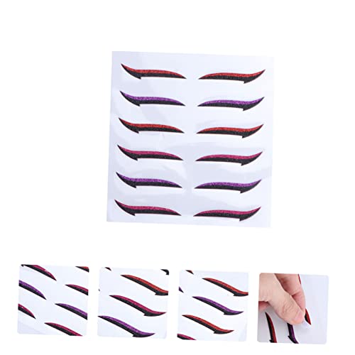 12 pares de pegatinas de delineador en gel miniatura 7