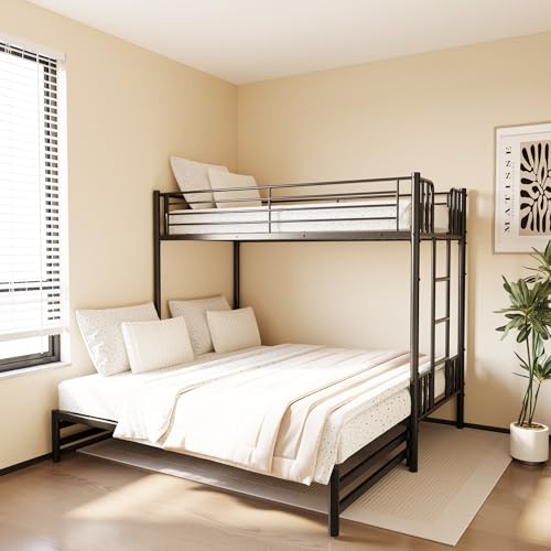 KEIKI Twin Over King Bunk Bed
