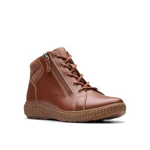 Clarks Damen Caroline Park Stiefelette, Tan Combi – Ansicht 5