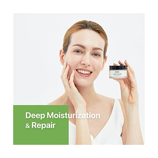Cica-Face-Moisturizer-for-Women-Anti-Aging-Anti-Wrinkles-Natural-Korean-Cica-Cream-17-oz Meebak Cica Cream | Korean Face Moisturizer for Sensitive Skin, Anti-Aging Night Cream with Retinol, Peptides, Hyaluronic Acid | Calming & Repairing Skin | 50ml, 1.7 fl oz