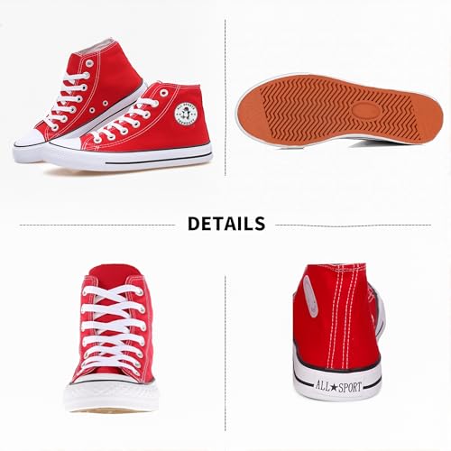 Image of Long High Top Canvas Men Sneakers