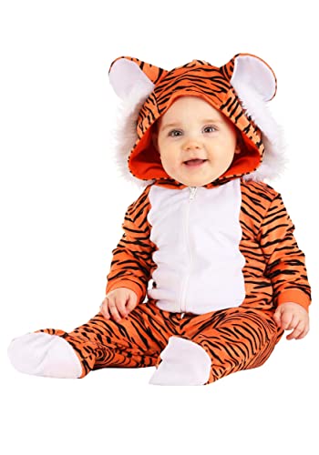 Disfraz de Tigre Acogedor para Bebés con Capucha y Botines