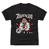 500 LEVEL Deni Avdija Portland Trail Blazers Caricature Youth Shirt (Tri Black, 10-12Y Large)