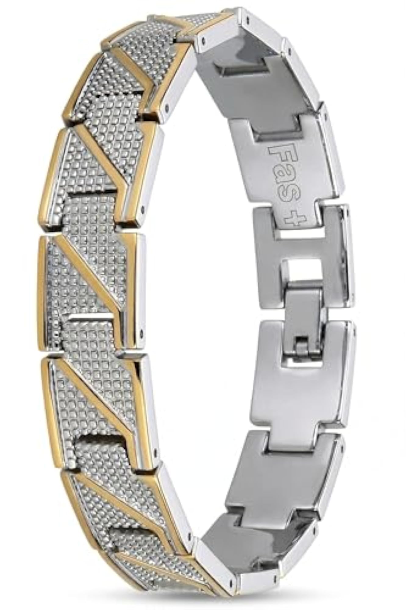 Brass Adjustable Gold & Silver Chrome Plated Bracelet
