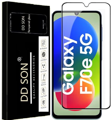 Image of DD SON Premium Tempered Glass Screen Protector Guard Compatible For Samsung Galaxy F70e 5G | M07 | F07 | A07 | A07 5G (Ultrasonic Fingerprint Working) | Edge to Edge Coverage