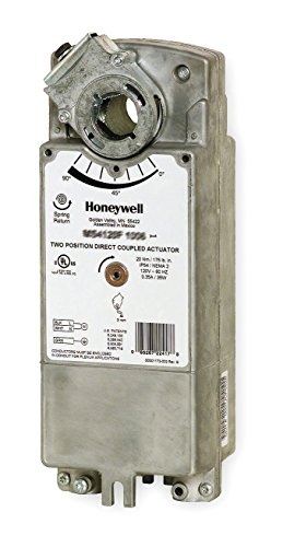 Honeywell, Inc. MS8120F1002 Fast-Acting, Two-Position Actuator - 175 LB-in (20 NM), Spring Return by MOUNTING Orientation, 24 VAC. Includes Teflon Insulated Wiring Cables.