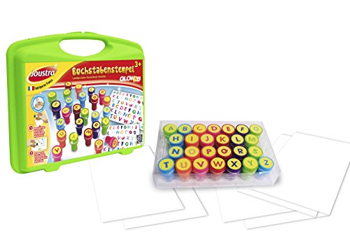 Preisvergleich Produktbild Joustra 1741486 - Buchstabenstempel, 26 Stück