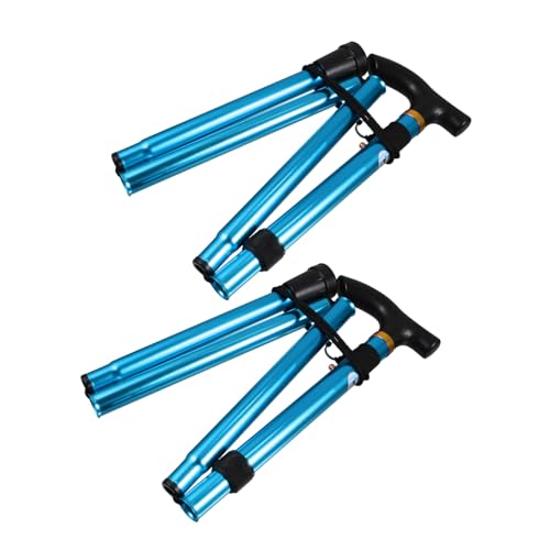 ROMISBABA 2 Piezas Bastones de Senderismo Plegables de Aleación de Aluminio Bastón de Montañismo Antideslizante con Mango Ergonómico y Punta de Goma para Senderismo Camping y Trekking para ROMISBABA 2 Piezas Bastones de Senderismo Plegables de Aleación de Aluminio Bastón de Montañismo Antideslizante con Mango Ergonómico y Punta de Goma para Senderismo Camping y Trekking para