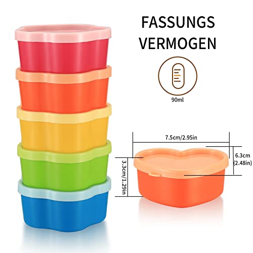 10 Pezzi Piccoli Contenitori in Plastica per