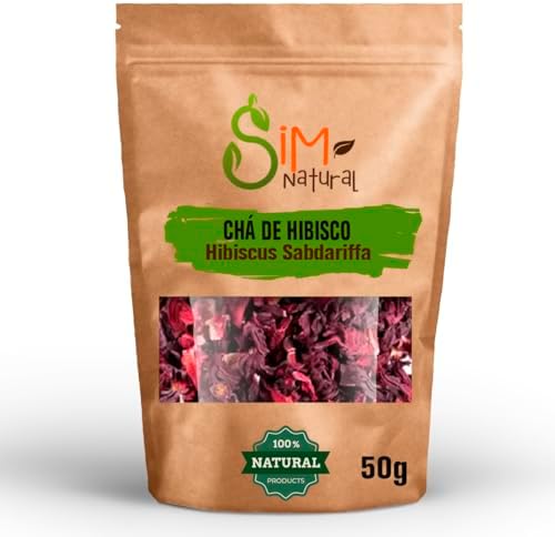 Chá de Hibisco 100% Natural 50 Gramas