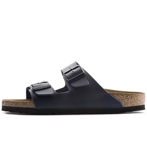 Birkenstock Classic Arizona Birko-Flor 51751, Pantoletten, Blau (Blau 75), 40 EU (7 UK)