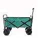 Souple Shopping Chariot Heavy Duty pliable pliante de tous terraines utilitaire wagon panier de plage avec table polyvalente prise sur divers terrains (couleur: bleu Taille: Taille libre)