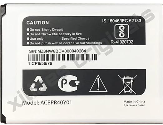 Image of ACBPR40Y01 Battery for yureka yu aace 5014 Mobile Battery with 6 Month Warranty** (V149)