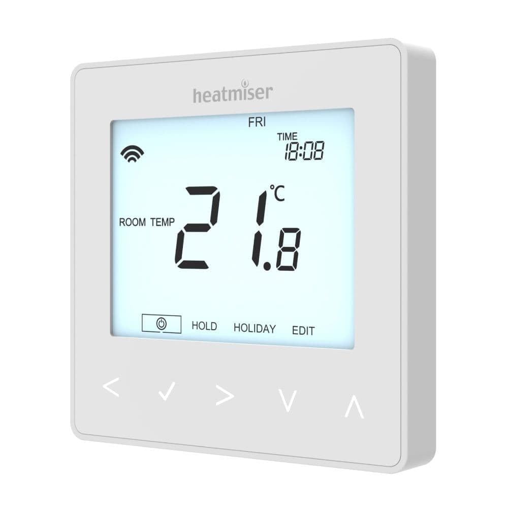 Fastwarm Glacier White Or Carbon Black Heatmiser Neostat Wifi