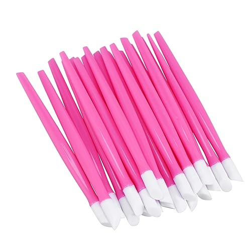 Gogogmee Manicure Tools Set 20pcs Nail Art Tools Orange Sticks Cuticle Pusher Exfoliating Scrub Stick Nail Brushes