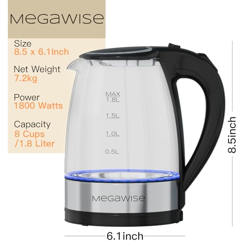 MEGAWISE Electric Glass Kettle CX-819 の商品画像 1