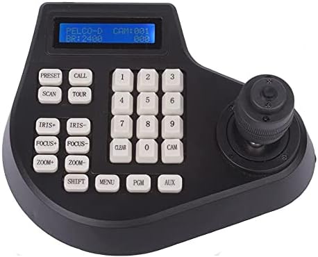 LCD Display 4D CCTV Joystick Keyboard Controller for PTZ Speed Dome Security Camera Control