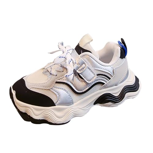 Boys Girls Tennis Casual Walking Shoes Kids Running Non-Slip Mesh Sneakers Toddler Lace-Up Soft Sole Anti Slip Shoes