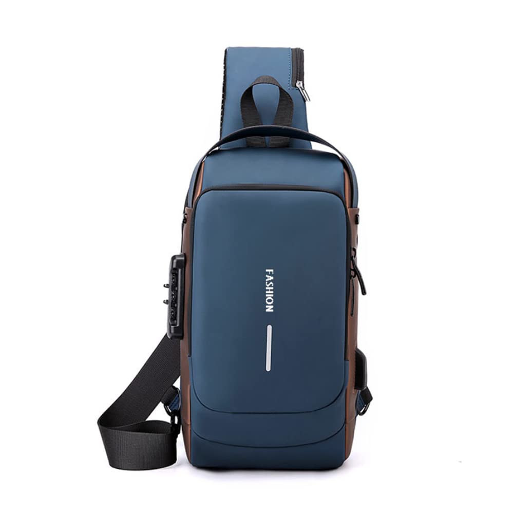 Bolsos Cruzados de Hombro y Mochila para Hombres y Mujeres, Bolso de Pecho con Múltiples Bolsillos para Trabajo, Ciclismo, Motocicleta, Deportes y Viajes