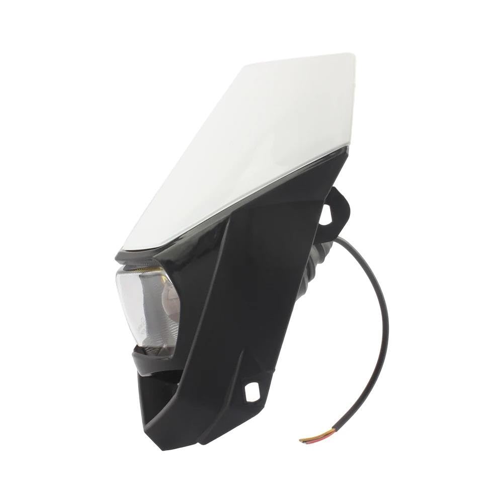 Genérico Faros delanteros moto Accesorios Universales Conjunto Faro Delantero LED Motocicleta Plástico Para CRF Faros motocicleta moto