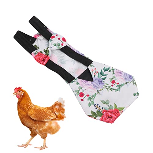 Fraldas de Frango para Animais de Estimação, Tecido Respirável, Design de Cinto Solto e Apertado, Bo