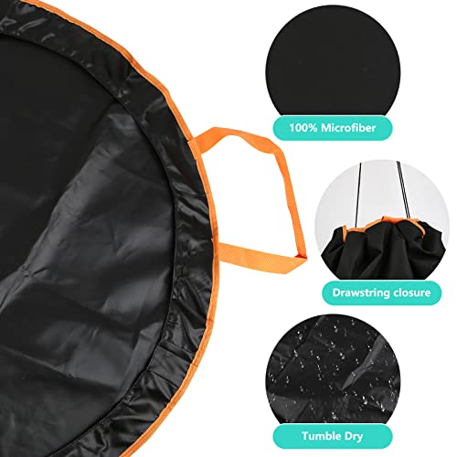 Tapete para Cambiar Traje de Neopreno, Alfombrilla Impermeable y Duradera con Bolsillo y Asas para Surfistas, Kayakistas, Rafting y Navegantes miniatura 4