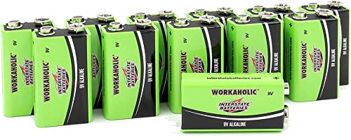 Pile 9V Interstate All Battery Ctr anti-panne pour détecteur de fumée