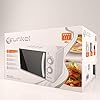 Grunkel - Microondas con grill blanco de 20 litros de capacidad y 700W. 5 niveles de potencia y 3 niveles de combinado, función descongelación y temporizador hasta 30 minutos. #5