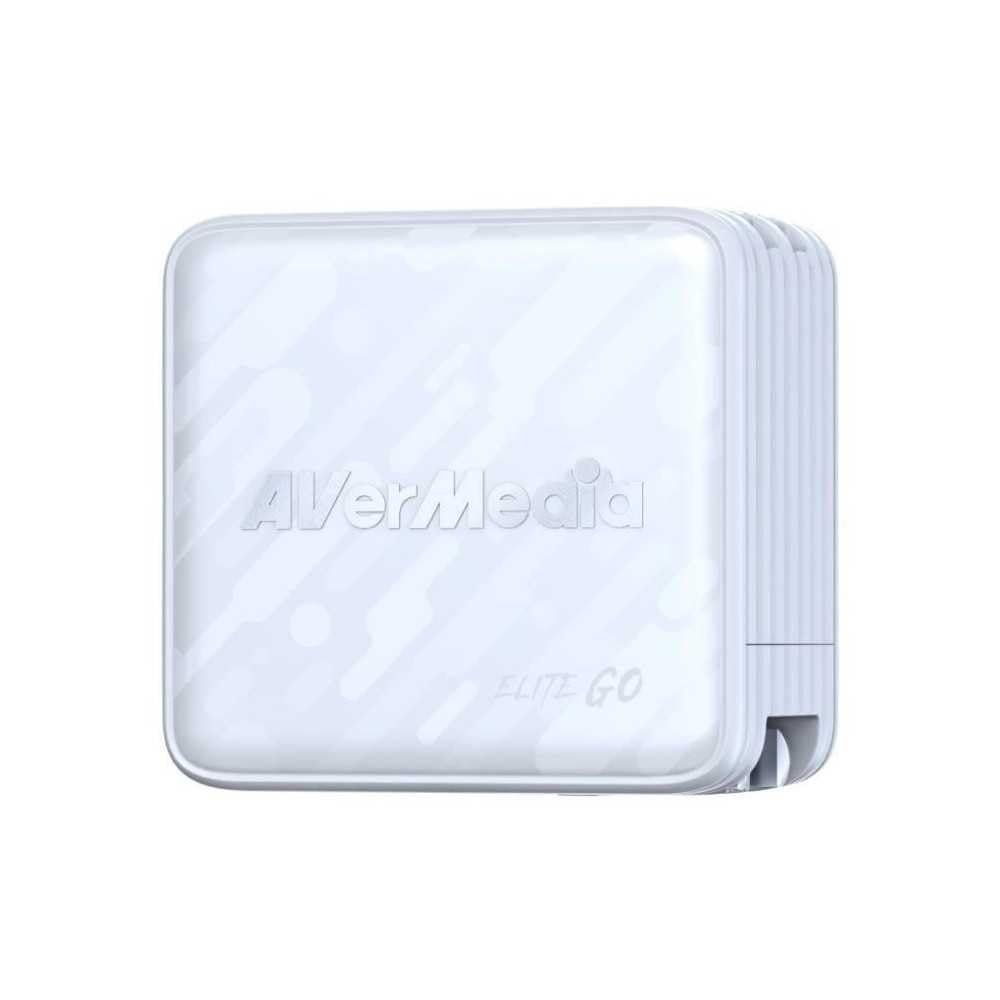 Cargador GaN - AVERMEDIA - 100W con captura de v�deo FHD GC313Pro Blanco