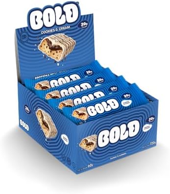 Barra de Proteína Bold Cookies & Cream 12 Unid - 21g Proteína